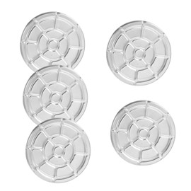 TOVINANNA 5pcs Aluminum Eyeshadow Pans Versatile Refillable Makeup Storage Box for Diy Cosmetics Lightweight and Durable for Travel for Blush Highlighter and More