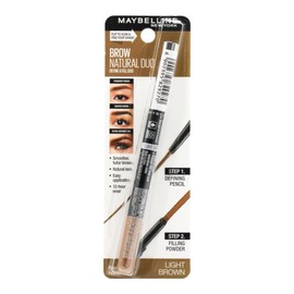 Maybelline Brow Natural Duo 20 g, Light Brown