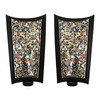 DecorShore Mosaic Wall Sconce Set of 2 Tealight Candle Holders