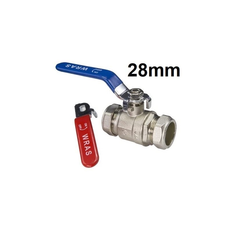 28mm Lever Valve Full BORE Ball Valve Compression Isolation Valve