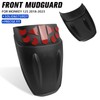 CHIFUN Front Fender Mudguard Extender Wheel Cover Splash Guard Extension