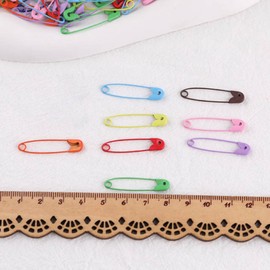 100Pcs Safety Pins,30mm Safety Pins for Clothes.Stainless Steel Safety Pins,for Clothes Sewing Handicrafts,DIY Red