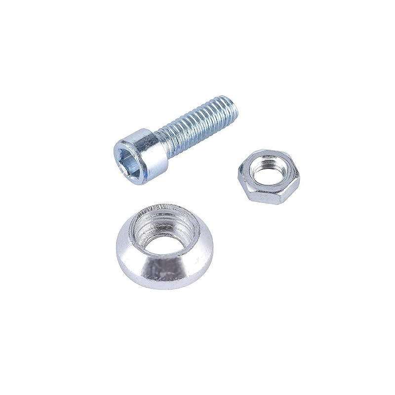 MACHSWON Car Aluminum License Plate Frame Bolt Screw Cover Cap
