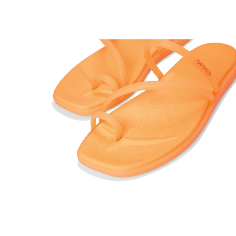 Crocs Womens Miami Toe Loop Sandal Orangesicle 7 Medium