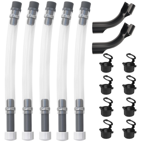 Seppicsa VP Gas Can Hose, 5 PCS Racing Fuel Jug