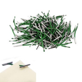 50pcs Treasury Tags Treasury Fasteners Metal Ended String Binders Office Hole Punch Ties Stationary Paper Tie Tags,Elasticity Metal Treasury Tags,Office Fasteners,for Organising Paper Documents