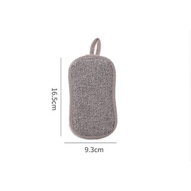 Dish Sponges, Kitchen Non-Scratch Scrub Sponges, Microfiber Cleaning Sponges for Sink, Basin and Multi-Pupose (Cream)