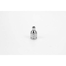 SK Hand Tool 40904 6 Point 1/4-Inch Drive Standard Socket, 1/8-Inch, Chrome