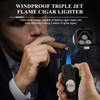 SCARRA Cigar Lighter, Multi-Function Torch Lighter and Cigar Cutter V