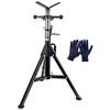 CARVALAX V-Head Pipe Jack Stands, 28"-52" Adjustable Pipe Stand Fits