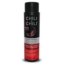 Chili & Chili Shampoo black c/arginina y capsicum 500 ml Black