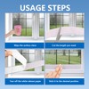 13FT Window Condensation Absorber Strip, Self-Adhesive Weather Stripping, Reusable Condensation
