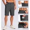 G Gradual Men's Casual Shorts Lightweight Golf Shorts (9", Charcoal,