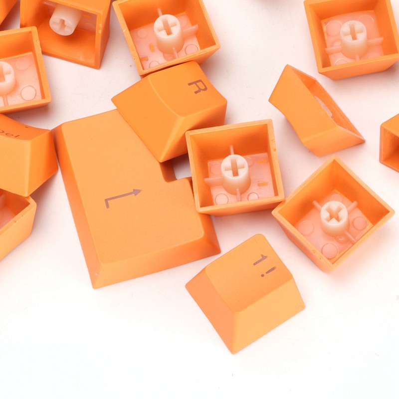 PBT Keycaps Ergonomic Design Oil Resistant Colorful 108 Key Video