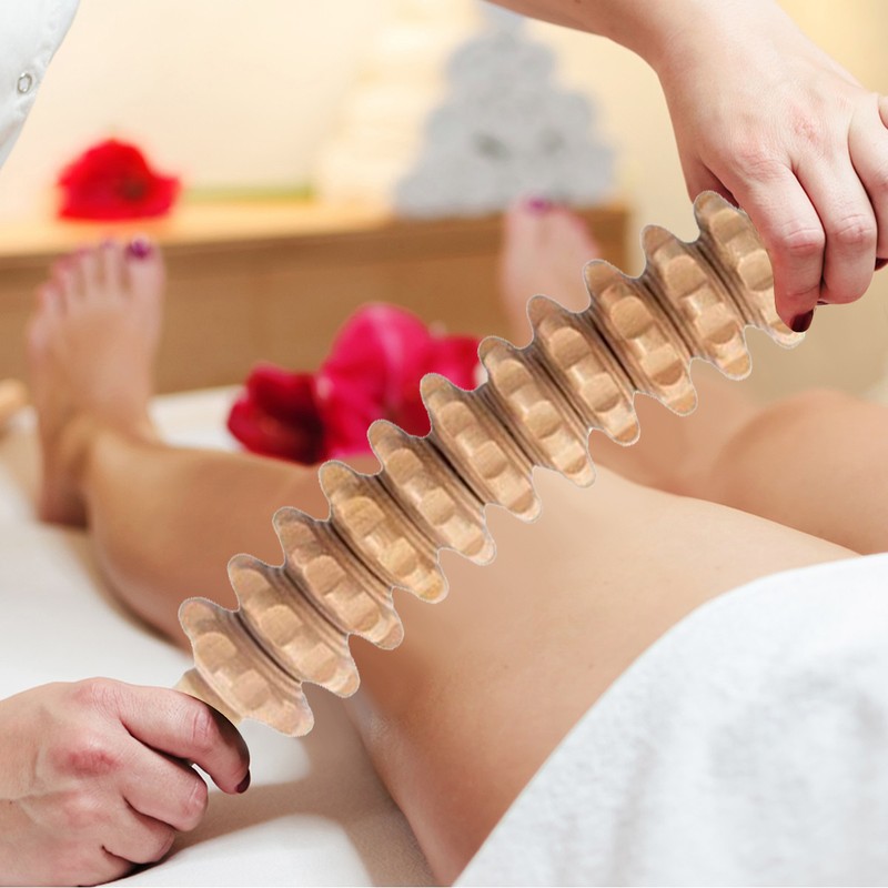 Wooden Massage Roller Massage Rod Massage Stick Body Roller with