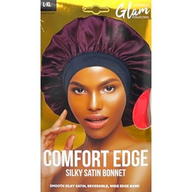 Donna Gorro Ducha Reversible Satén Sedoso Comfort Edge Mujer Seda Dormir Talla Unidad Color Rosa