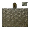 LOOGU Camo Rain Poncho with Hood Waterproof Lightweight Raincoat Rain
