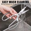 Eastrise Heavy-Duty Kitchen Scissors, Dishwasher-Safe Multi-Purpose Food Shears, Non-Slip Stainless