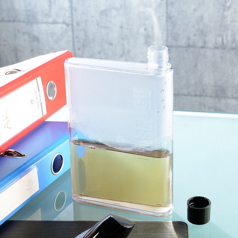 Rosenstein & Söhne Flat Water Bottle: Ultra Slim A5 Notebook