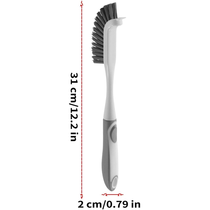 Genérico Bathtub Cleaner Brush Grout Scrubber with Non-Slip Handle
