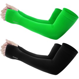 Arm Sleeves Men UV Protection, Cooling Sun Sleeves,Perfect for Gardening with Thumb Holes