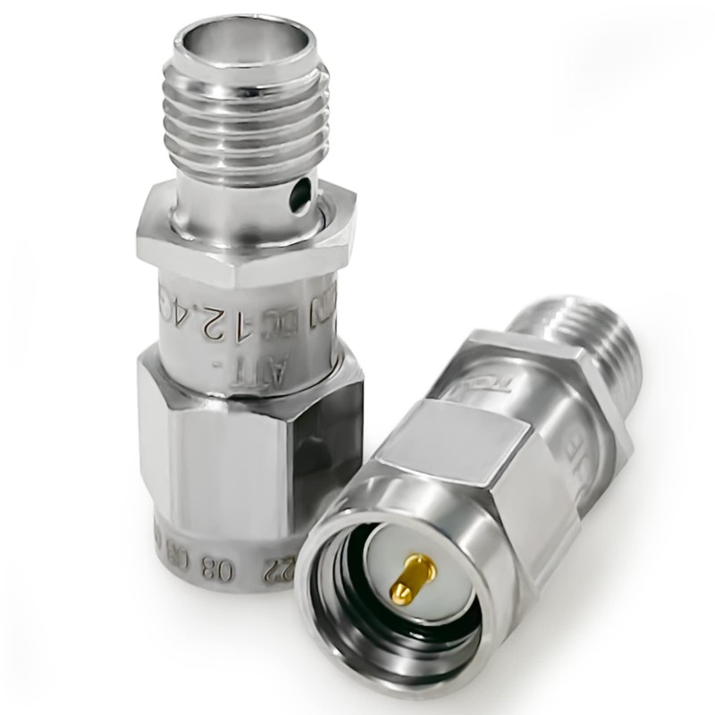 UU TOJOIN 2PCS RF Coaxial Attenuator 12.4GHz 3dB 2W 50Ohm
