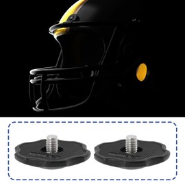 LT Easiyl M4 Black Football Helmet Thumb Screws Chin Strap Thumb Screws Compatible with Riddell SpeedFlex Helmets (Thread Length 5mm)