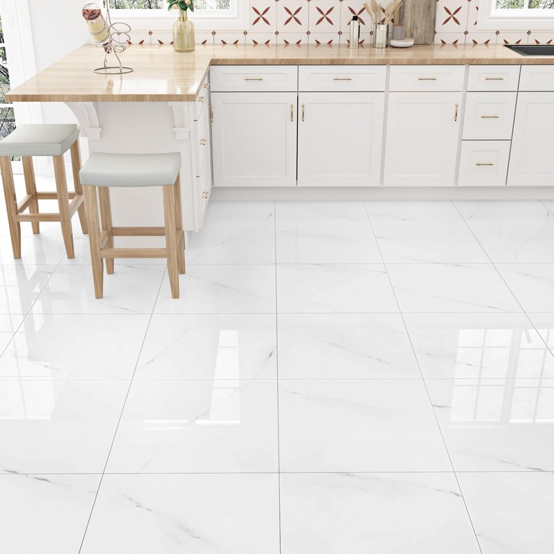 WESTICK Peel and Stick Floor Tile Bathroom 12" x 12"