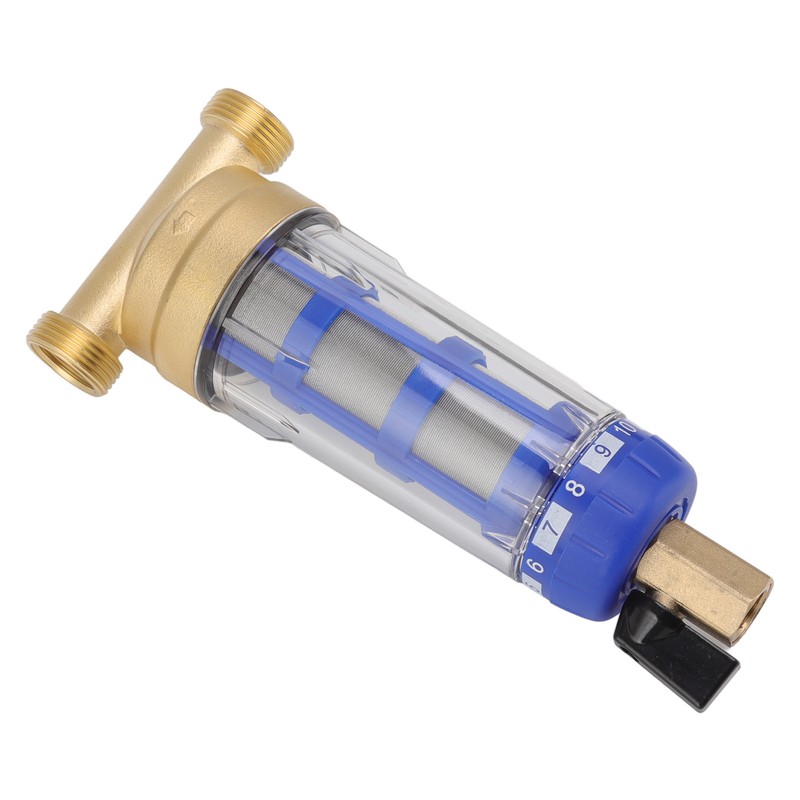 Whole House Spin Down Sediment Water Filter Refined Copper Head