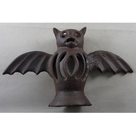 Cast Iron Bat Candle Holder