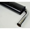 Quiet Muffler, with Chrome Tip, 3 Bolt Flange, for Beetle,