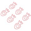 100Pcs Carrot Paper Clips Carrot Shape Strong Metal Anti Slip