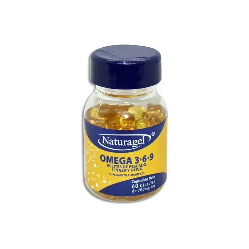 Omega Naturagel Aceite Pescado Linaza Oliva Sabor Cápsulas