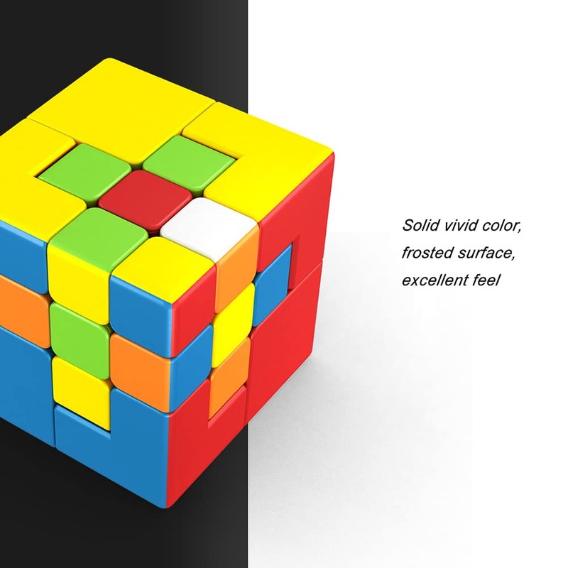 AI-YUN 3x3 Puppet Speed Cube, 3x3 Bandage Magic Cube, Brain