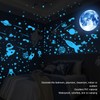 184pcs Glow in The Dark Stickers Space Ship Theme Self