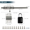 Barrel Bolt Latch Door Locks,Sliding Bolt Latch with 12PCS Screws