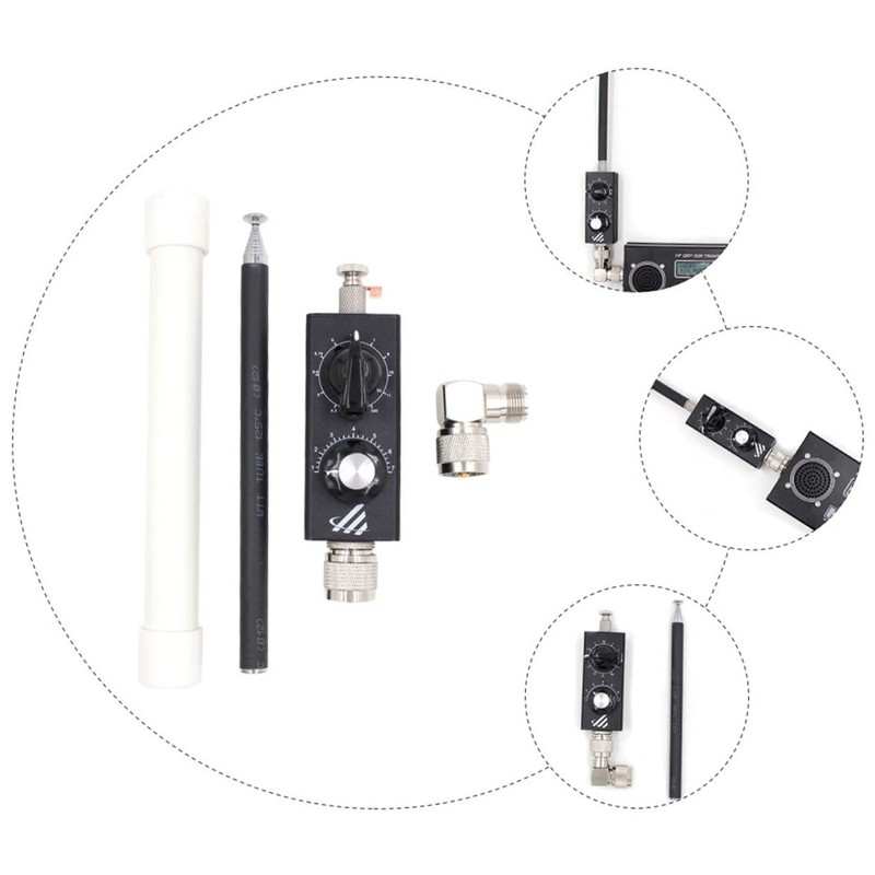 Gatuida 30w Hf Antenna Portable Telescopic Full Band Communication Antenna