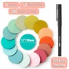Mr. Pen- Transparent Sticky Note Set, 560Sheets, Colorful, Round Transparent