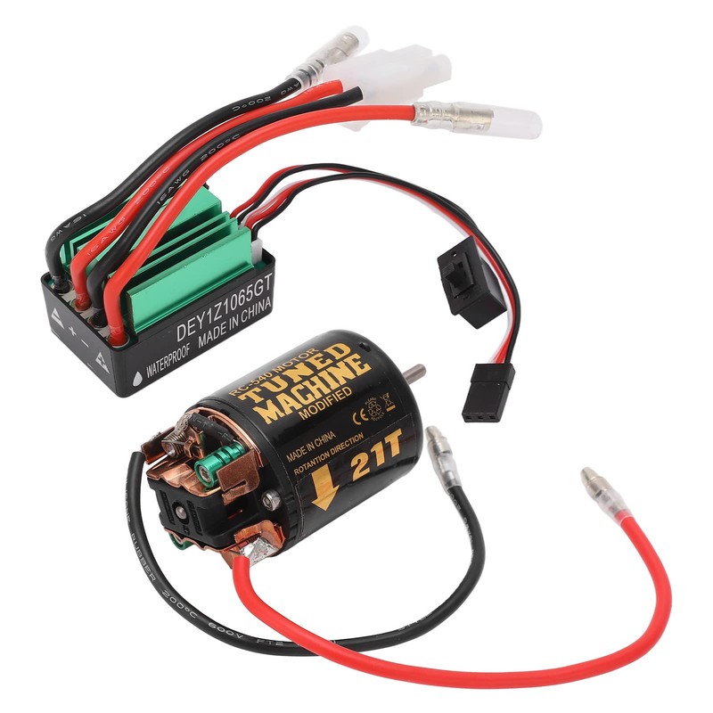 540 21T Brushed Motor 65A Waterproof Green Brush ESC Precise