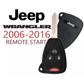 VLS New Remote Key  For Jeep Wrangler RS 2006 - 2016 OHT692713AA  OHT692715AA