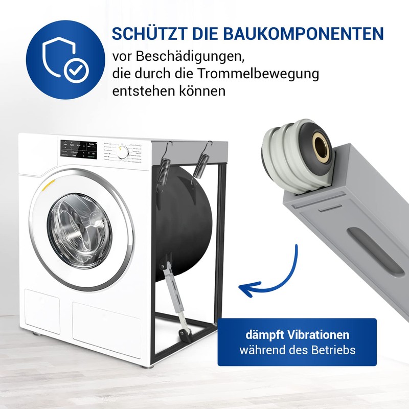 VIOKS 3 x Shock Absorbers Washing Machine Replacement for Bosch