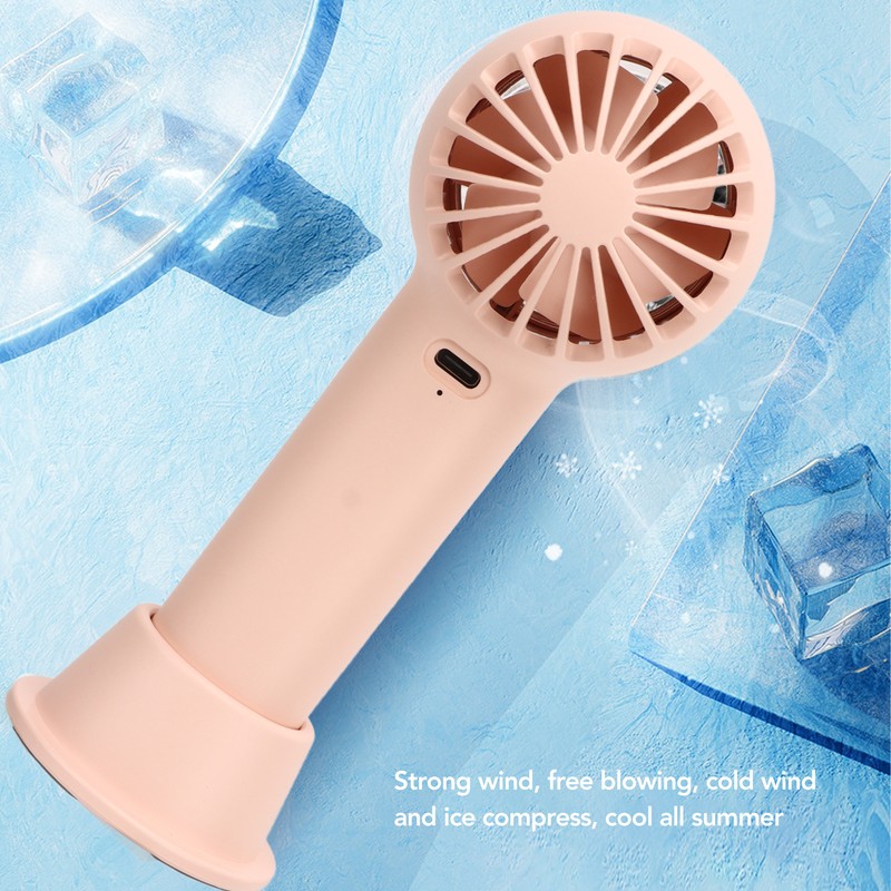 Mini Handheld Fan Portable USB Rechargeable Small Pocket Fan with