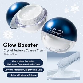 GLUTANEX GLOW BOOSTER® (REVISA QUE SEA CUENTA DE VENDEDOR EMPORTMX) Crema facial Despigmentante, Reparadora, Hidratante, Antioxidante con Glutatión, G