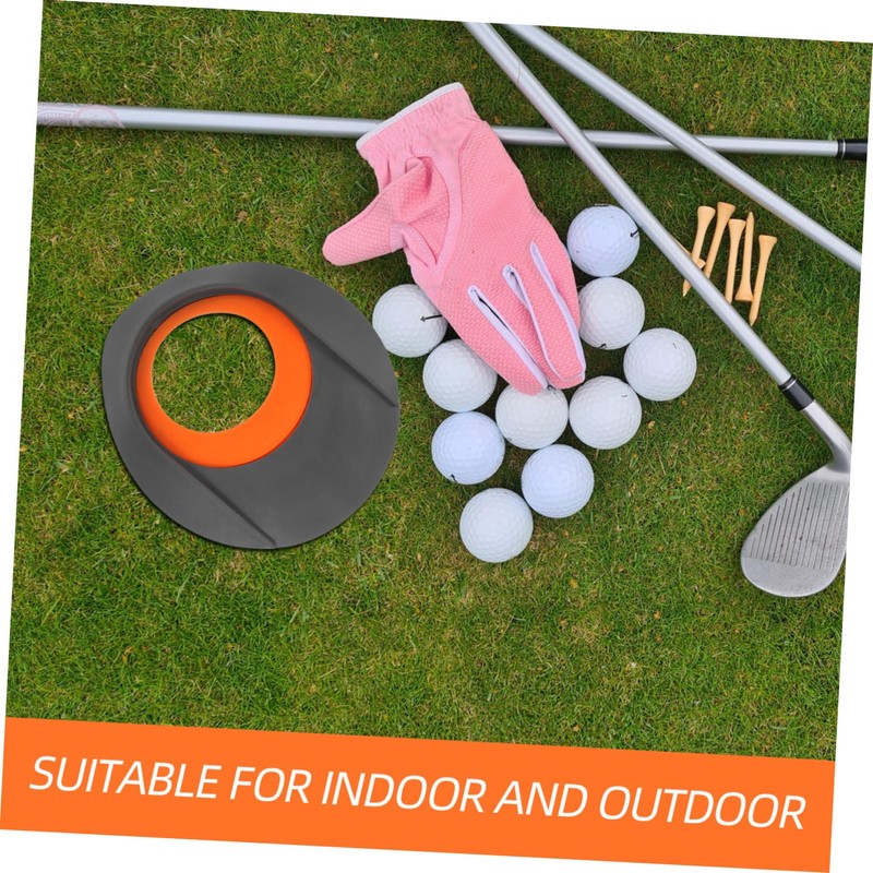 Abaodam Golf Putting Hole Cup for Practice Portable Grey Training