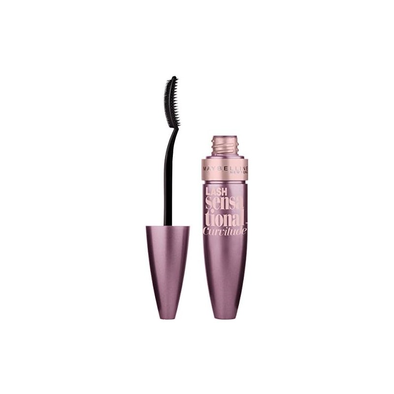 Máscara Curvitude Washable de Maybelline – Pestañas Curvadas y Volumen