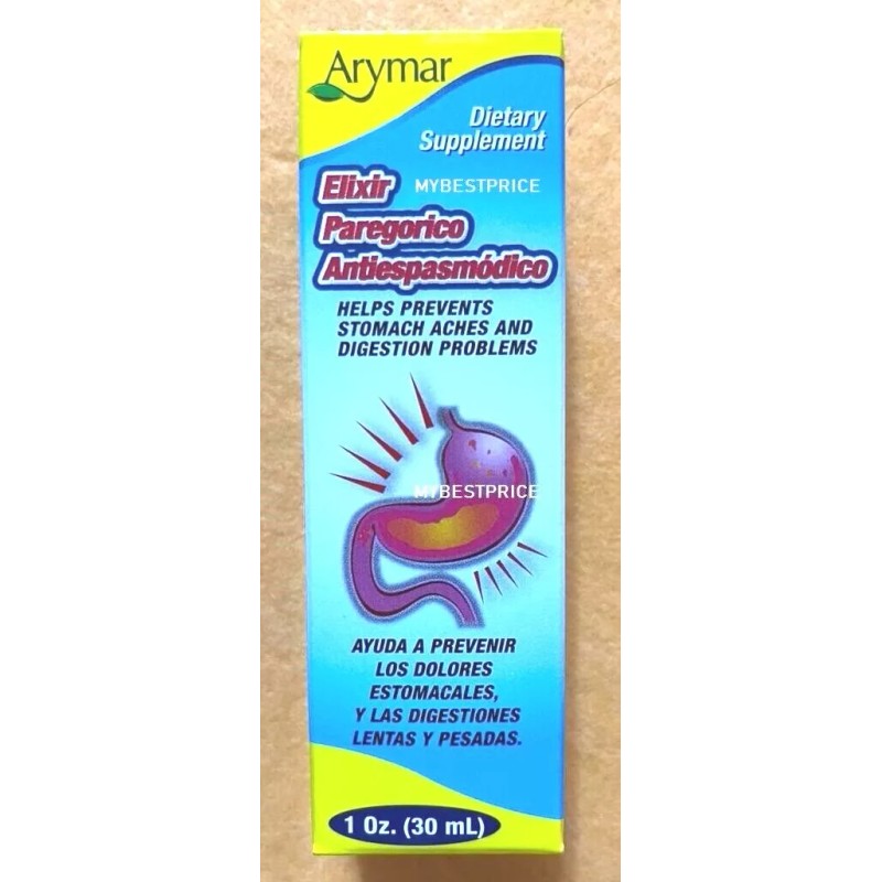 Elixir Paregorico Antiespasmodico Help Stomach Aches and digestion problems