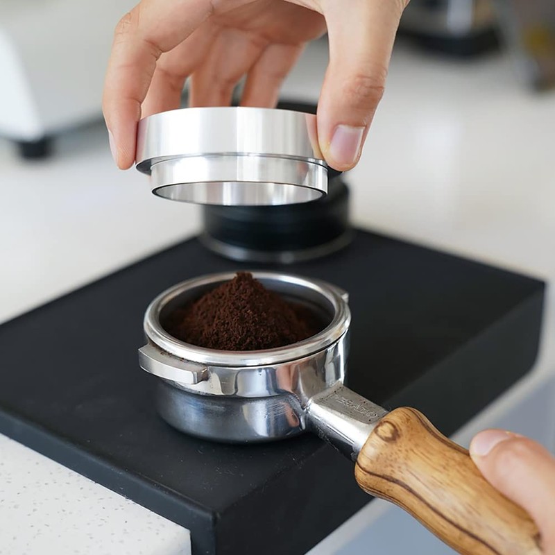 53mm Espresso Dosing Funnel, watchget Magnetic Stainless Steel Coffee Dosing