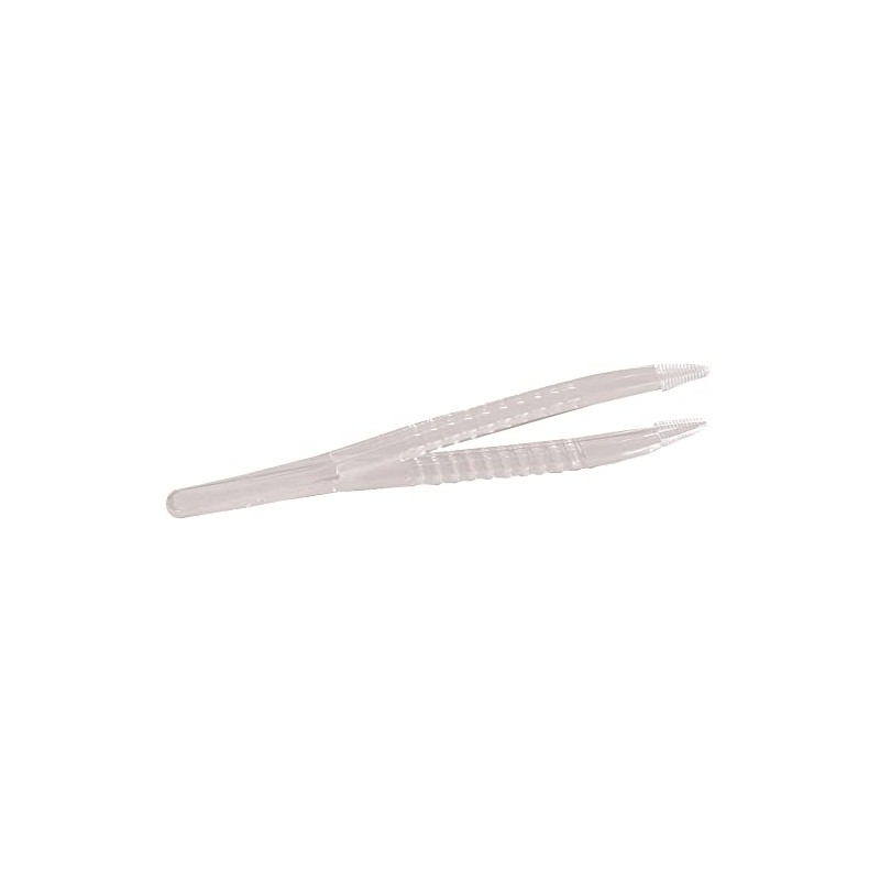 Disposable Sterile Plastic Tweezers 12.5 cm Pack of 10
