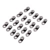 Ejoyous Boot Hooks Lace Fittings with Rivets - 20pcs/set for