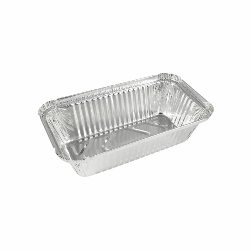 120 Pcs- Aluminum Foil Trays Containers with Paper Lids No.